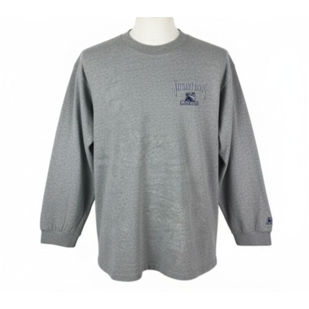 Vtg 90s Lee Sport Penn State Nittany Lions Mock Neck Long Sleeve T-Shirt Sz L